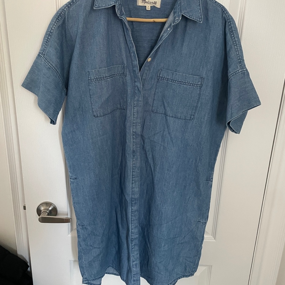 Madewell Button Down Shirtdress